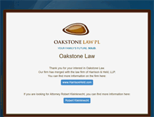 Tablet Screenshot of oakstonelaw.com